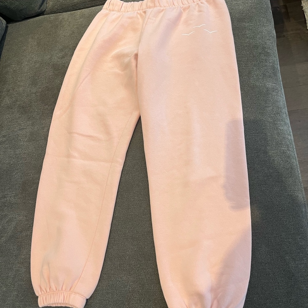 Lazypants sweatpants, pink, size large, perfect condition, 60% cotton, 40% poly